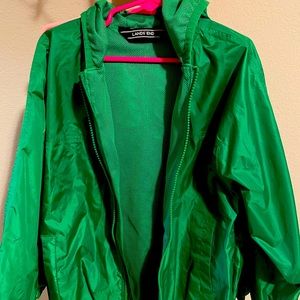 Lands end kids rain coats